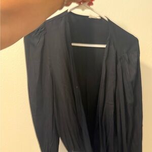 Splendid Sateen Surplice Top